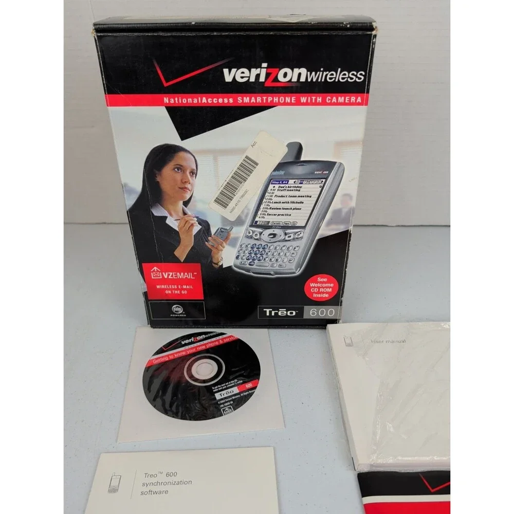 Palm Treo 600W For Verizon W/ Box And Accessories - Working - As Is -